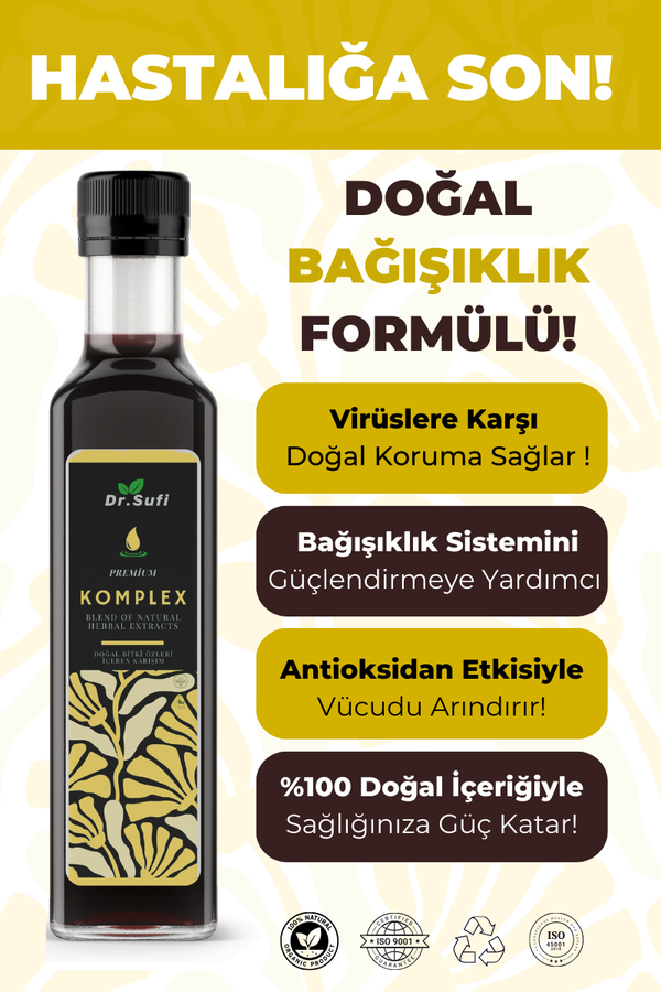 Komplex - Sık Grip, Soğuk Algınlığı, Kronik Yorgunluk, Bağışıklık Zayıflığı ve Daha Fazlasına Doğal Çözüm!