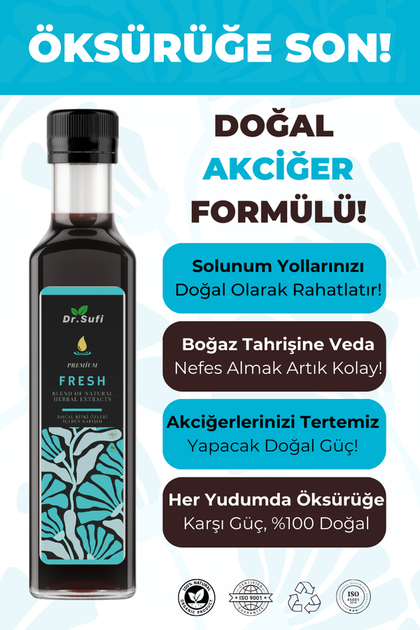 Fresh - Kronik Öksürük, Astım, KOAH, Alerjik Rinit ve Daha Fazlasına Doğal Çözüm!